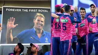 Rajasthan Royals Pay Emotional Tribute to Shane Warne After Win Over Sunrisers Hyderabad